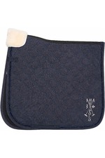 2022 HV Polo Franka Dressage Saddle Pad 802093452 - Navy